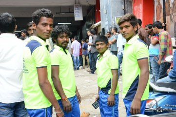 Jai Lava Kusa Movie Hungama at RTC X Roads